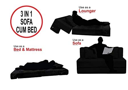 Black Sofa Cum Bed