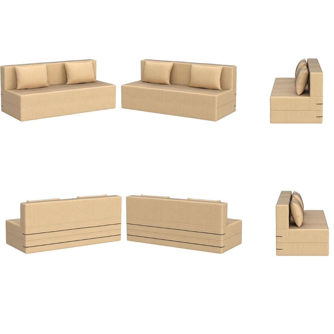 Beige Sofa Cum Bed